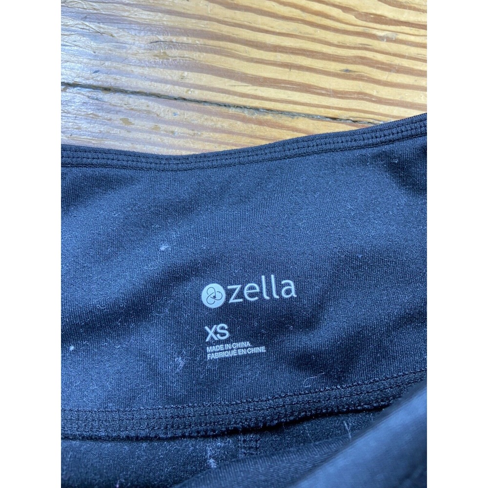 black zella capris pants womens size xs yoga legging With Pocket Hiking Athletic - Picture 4 of 6